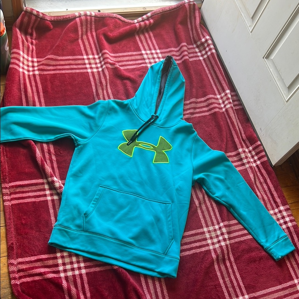 Under Armour Teal Hoodie with Logo